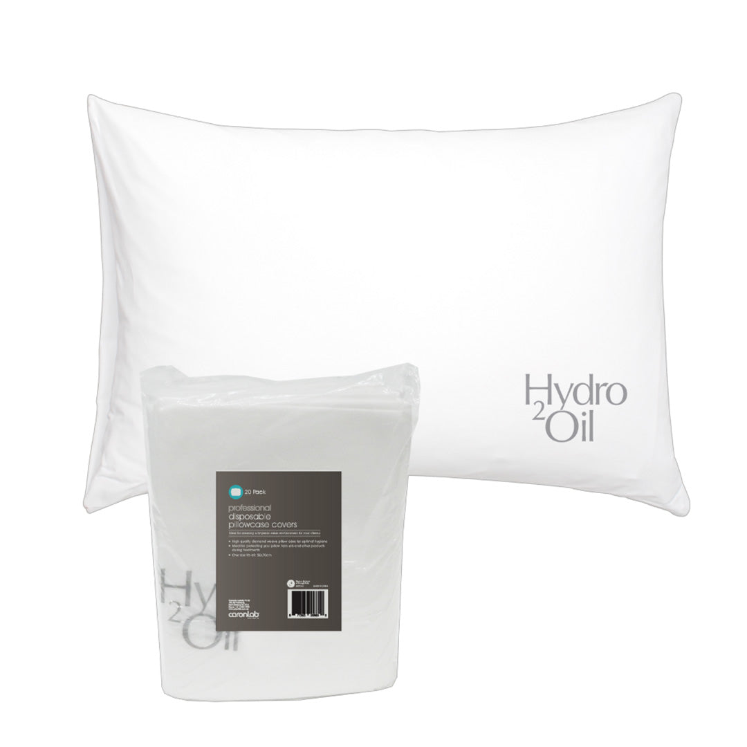 CaronLab Disposable Pillow Case Cover - 20 Pack