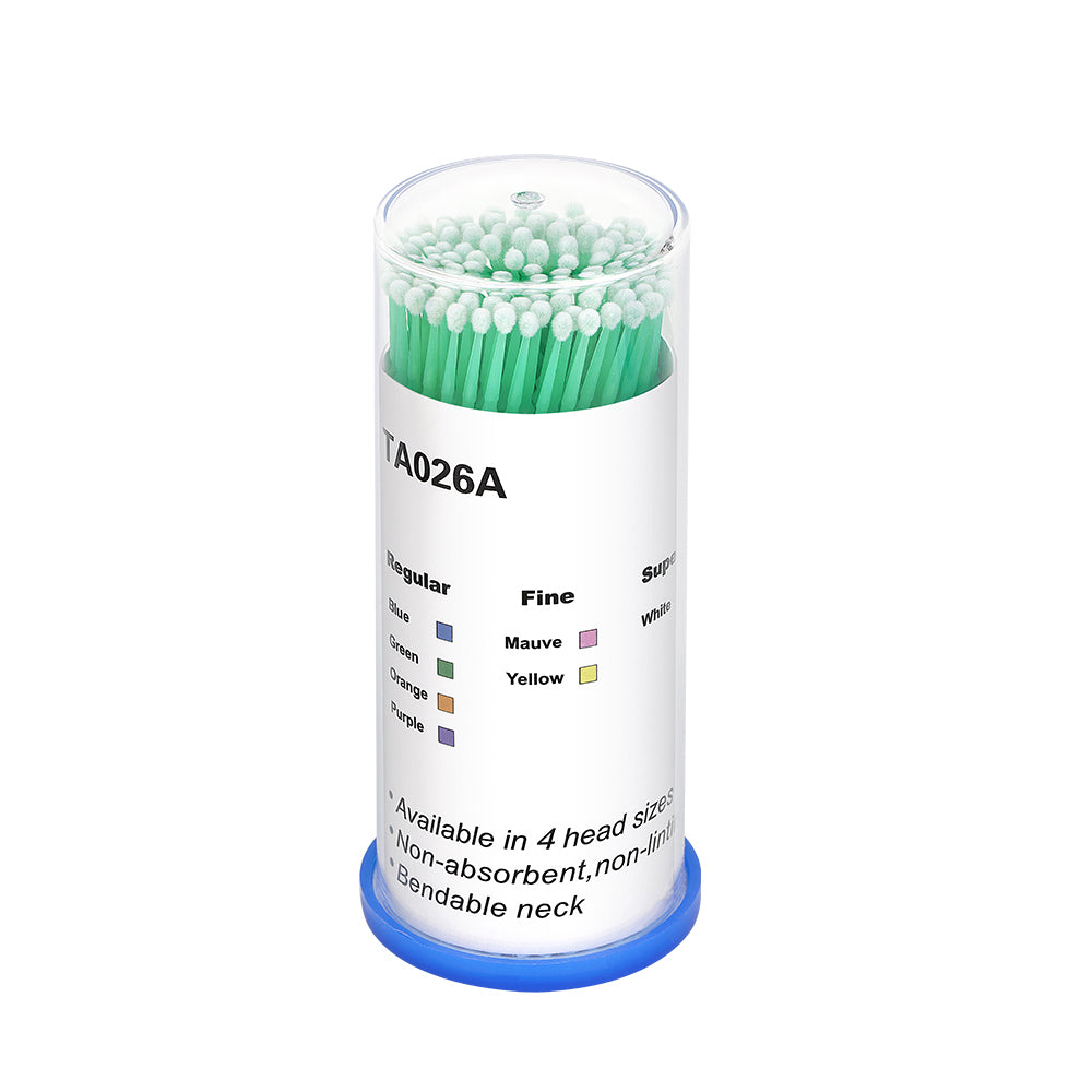 DLUX Pro Disposable Regular Micro Brush Green - 100 Pack