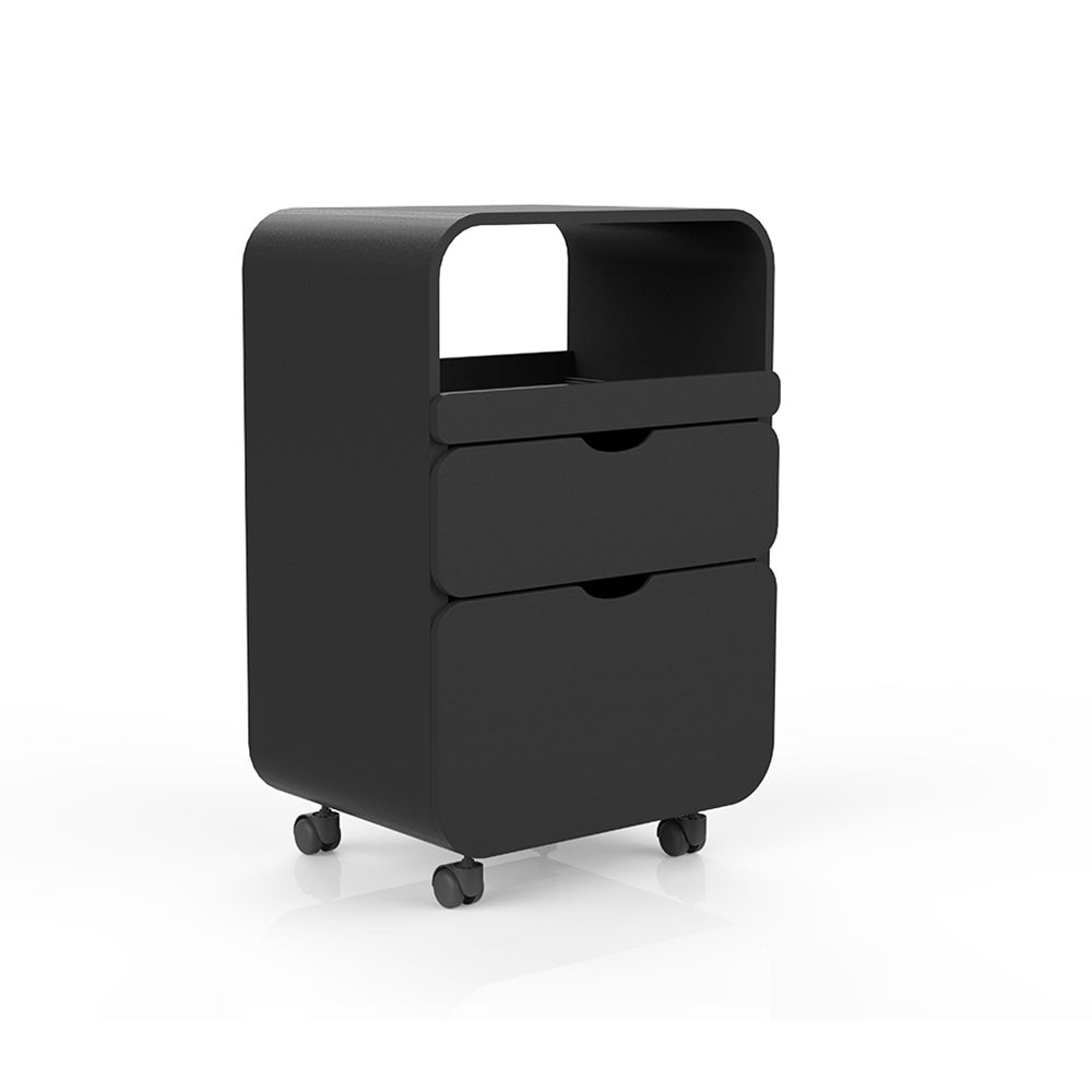 Barneys Paris 2 Drawer Beauty Trolley  - Black