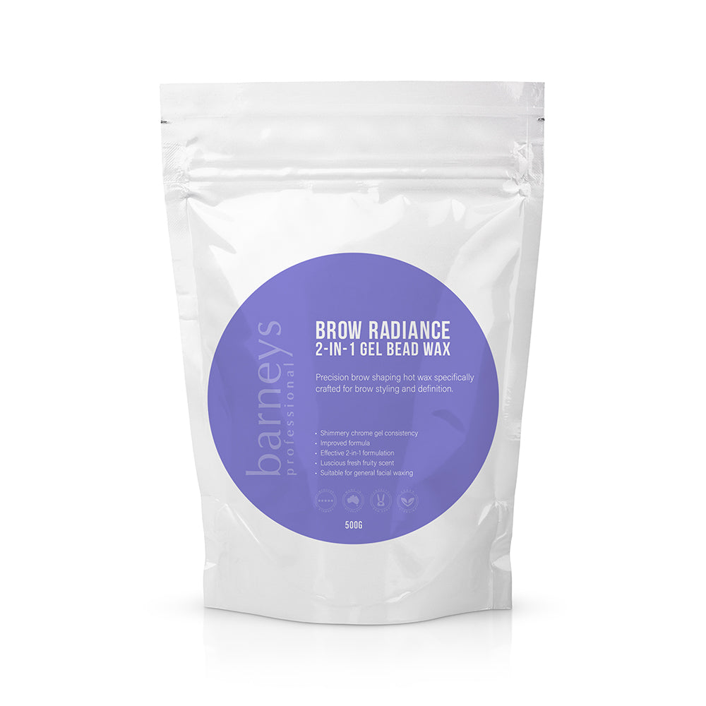 Barneys Brow Radiance New Gel Wax Bead - 500G