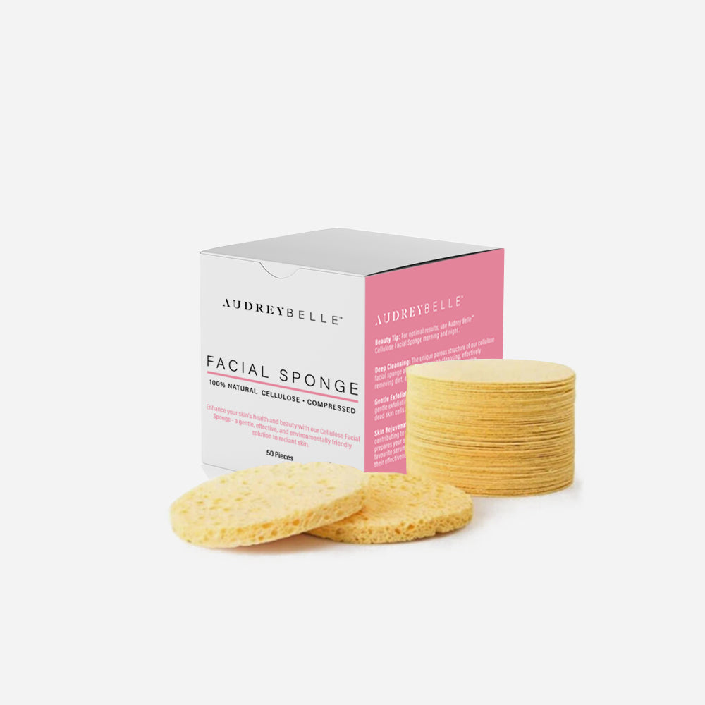 Audrey Belle Facial Cleansing Sponge - Box of 50