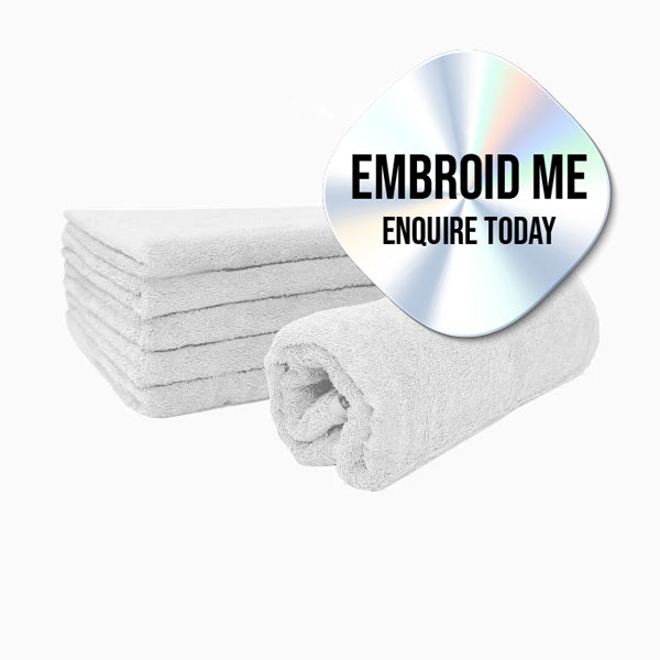 Barneys Platinum Collection Commerical Bath Towels - White - 6 Pieces