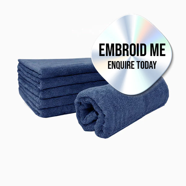 Barneys Platinum Collection Commerical Bath Towels -  Navy - 6 Pieces