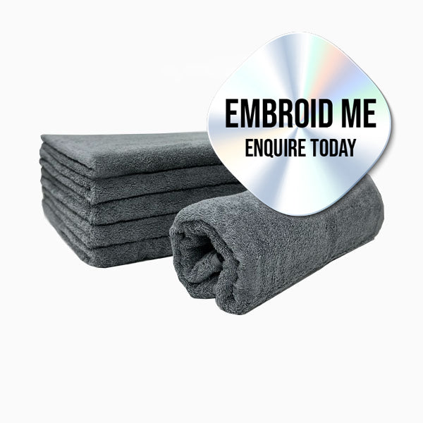Barneys Platinum Collection Commerical Bath Towels - Charcoal - 6 Pieces