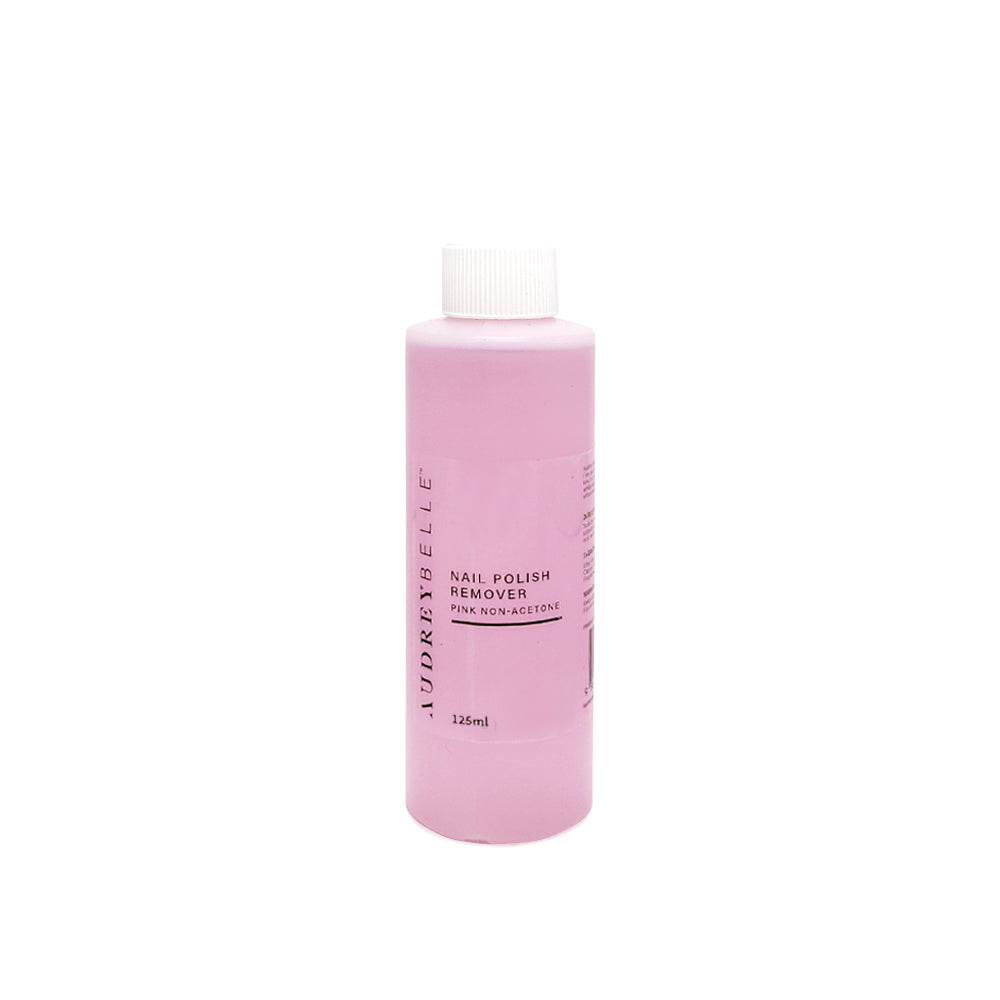 Audrey Belle Nail Polish Remover Pink - Non Acetone 125ml
