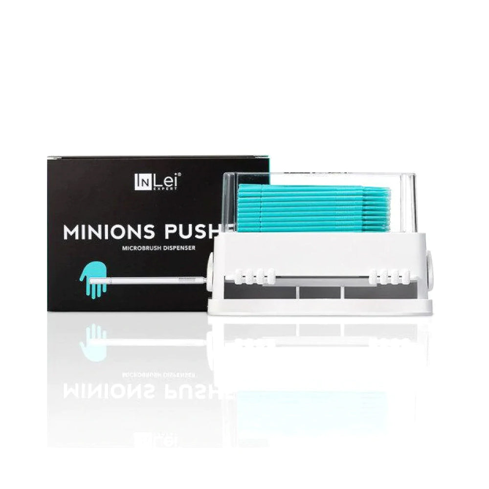InLei Microbrush (Minions Pusher) Dispenser Set - Incl 100 Microbrushes