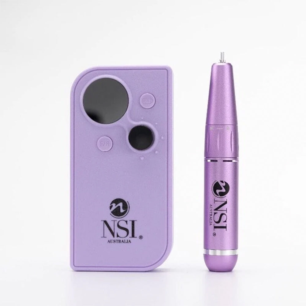 NSI Portable Nail Drill Kit - 6 Drill Bits & 6 Sanding Bands