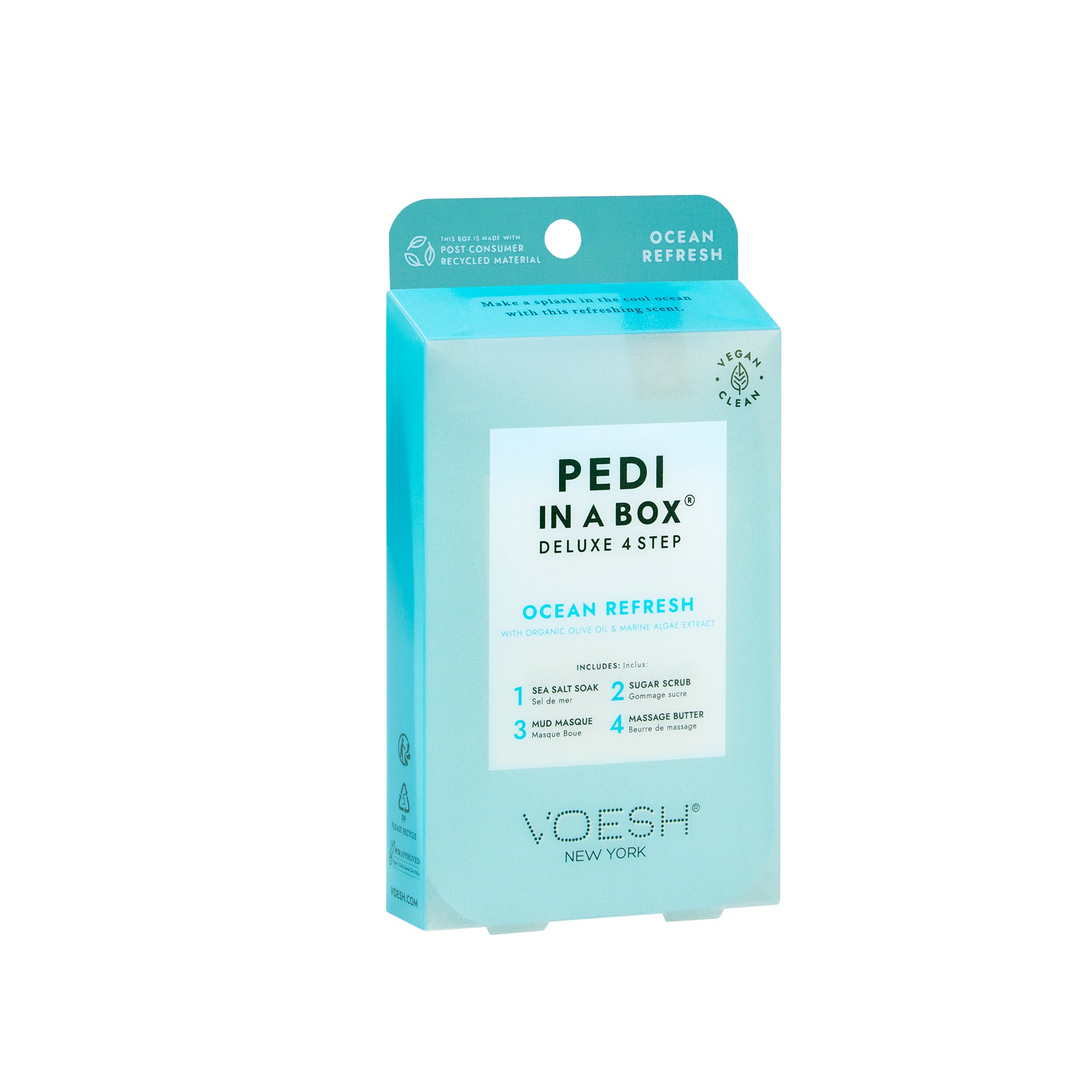 Voesh Deluxe 4 Step Pedi-in-a-Box Ocean Refresh
