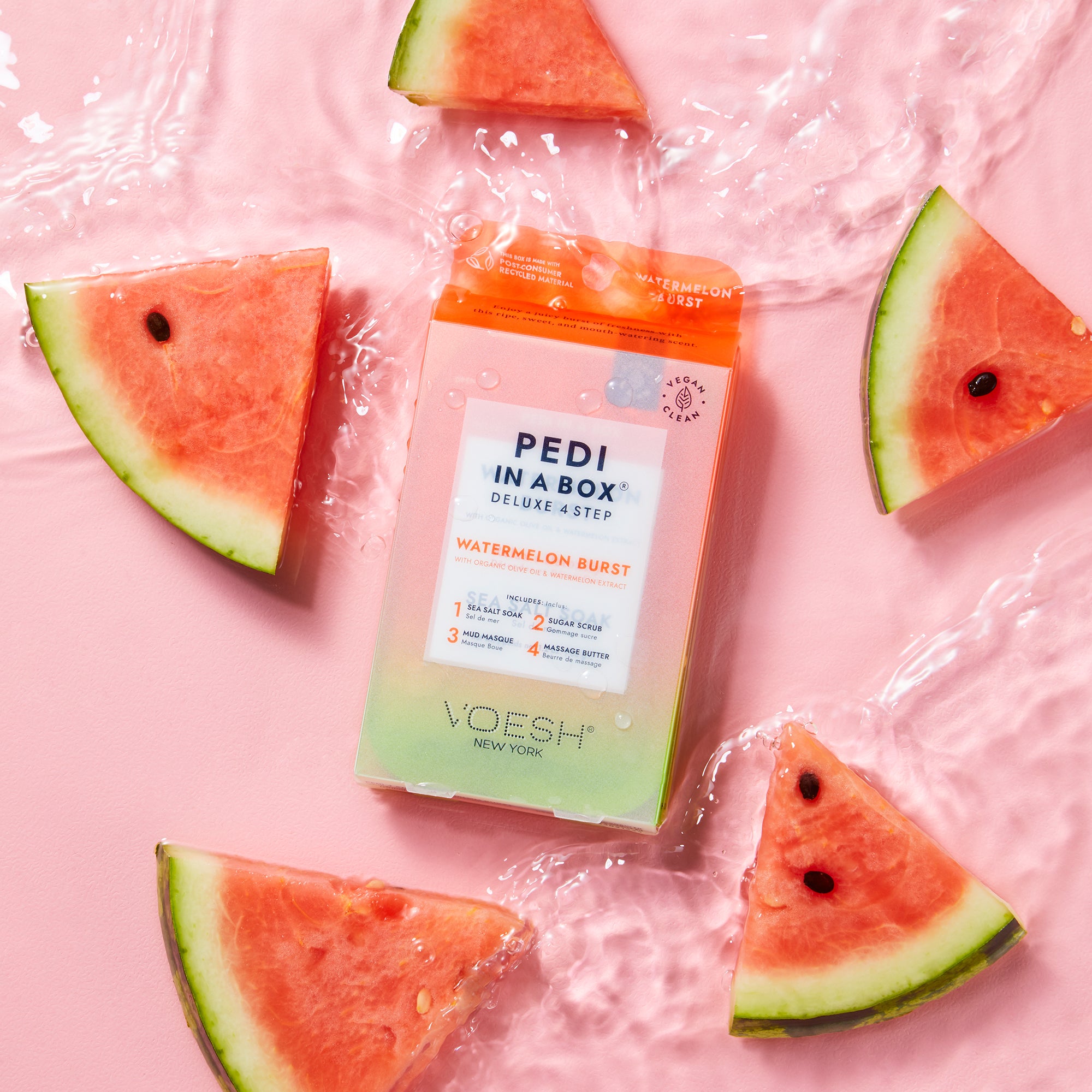 Voesh 4 Step Pedi-in-a-Box Watermelon Burst