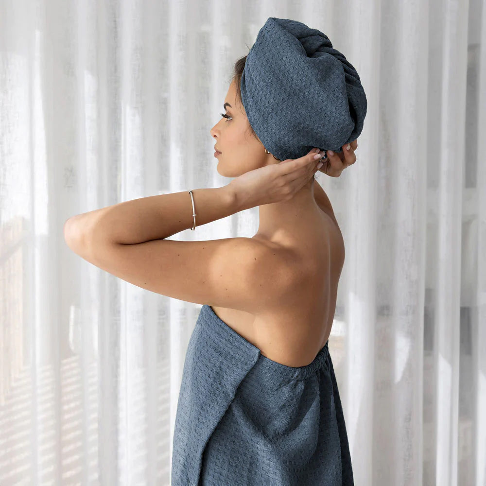 Bambury Matrix Microfibre Body Wrap - Denim