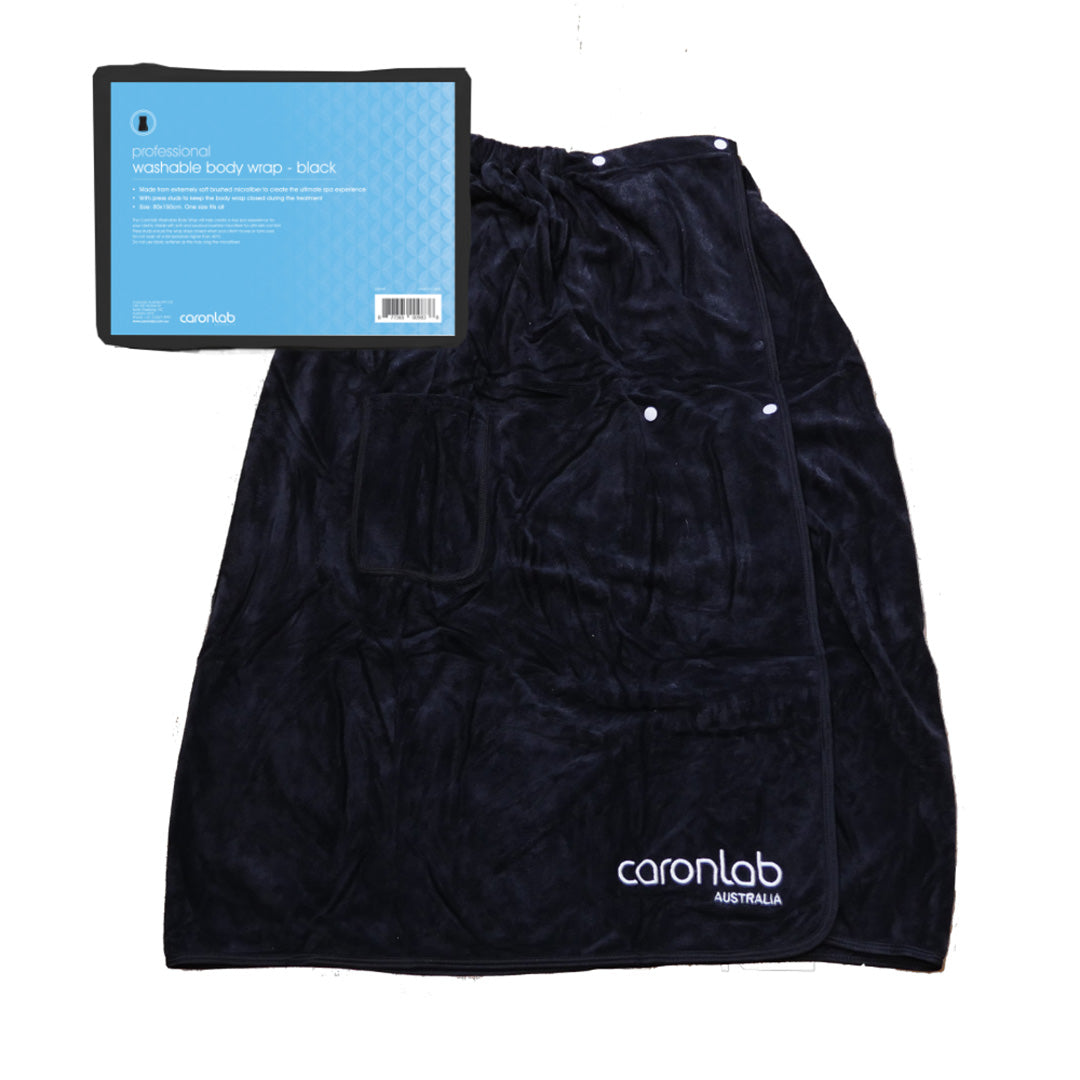 CaronLab Washable Body Spa Wrap - Black