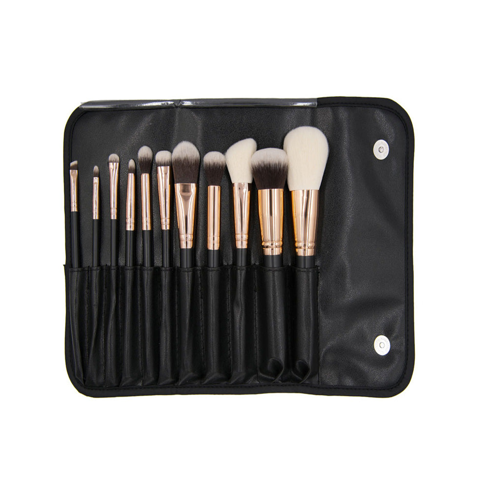 Crown Complete Makeup Brush Set - 11 Pieces