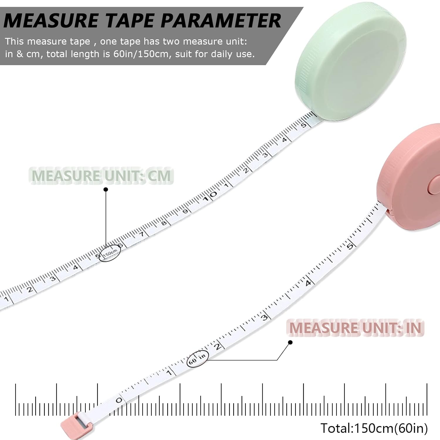 Mini Retractable Tape Measure
