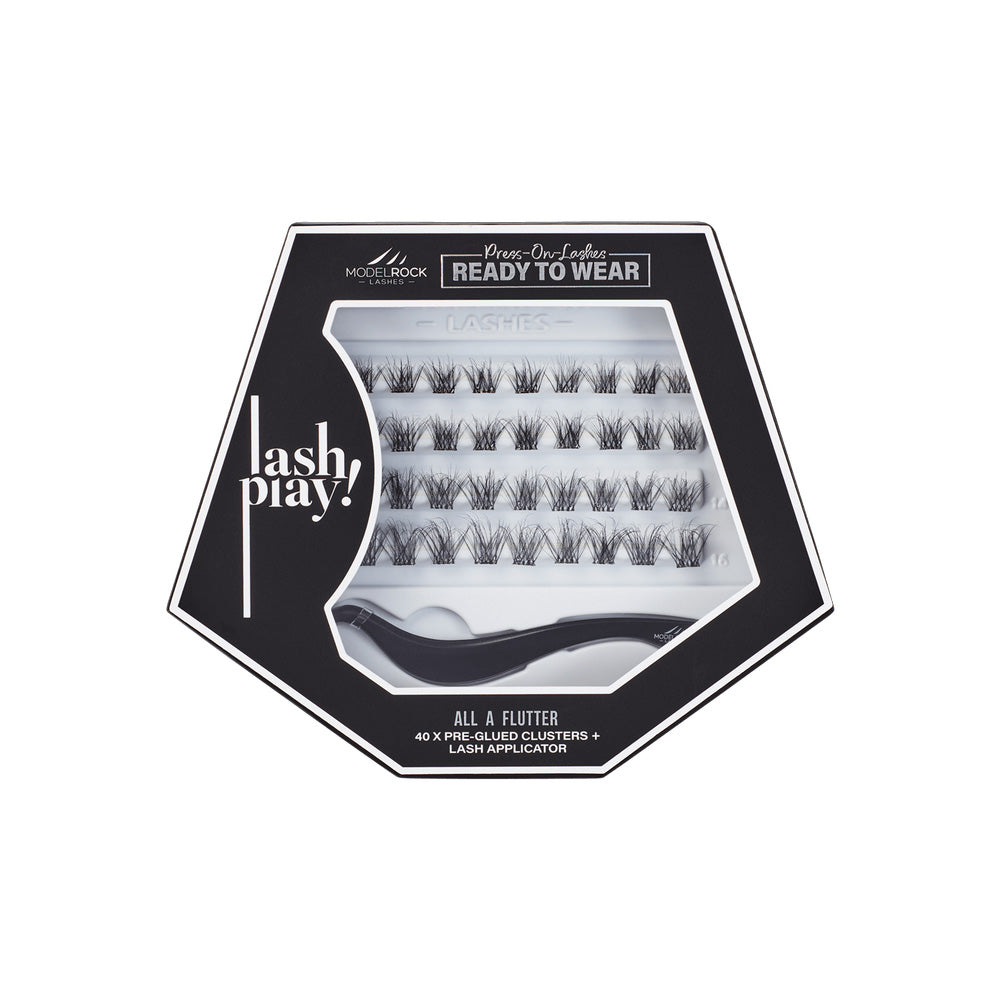 MODELROCK Lash Play Press On Clusters with Applicator