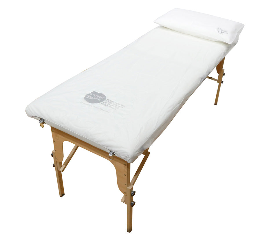 CaronLab Disposable Fitted Bed Sheet Cover - 10 Pack