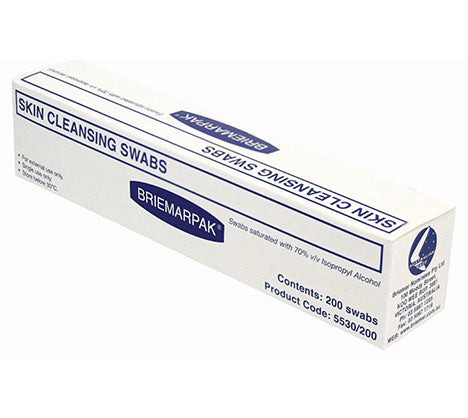 Briemar Alcohol Swabs 200 per box
