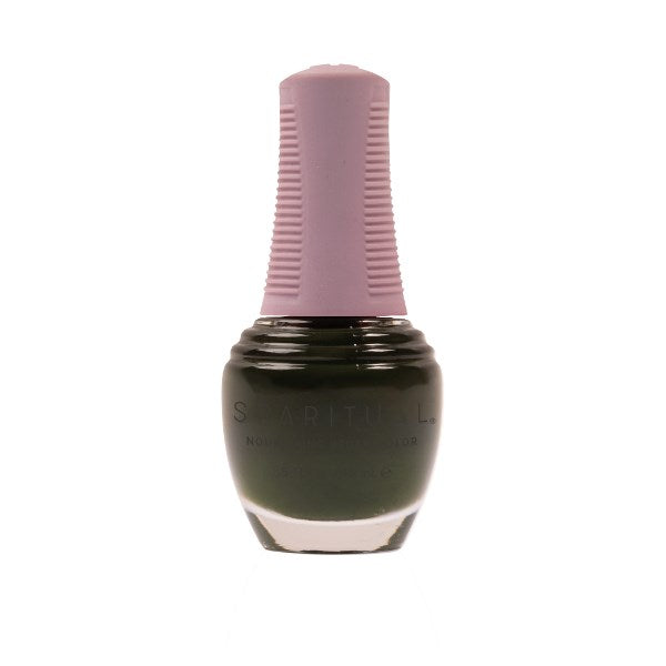 SpaRitual Nourishing Lacquer Polish - Whole - Forest Green Creme - 15ML