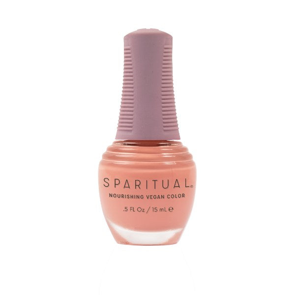 SpaRitual Nourishing Lacquer Polish - Sweetness - Neutral Peach Creme - 15ML