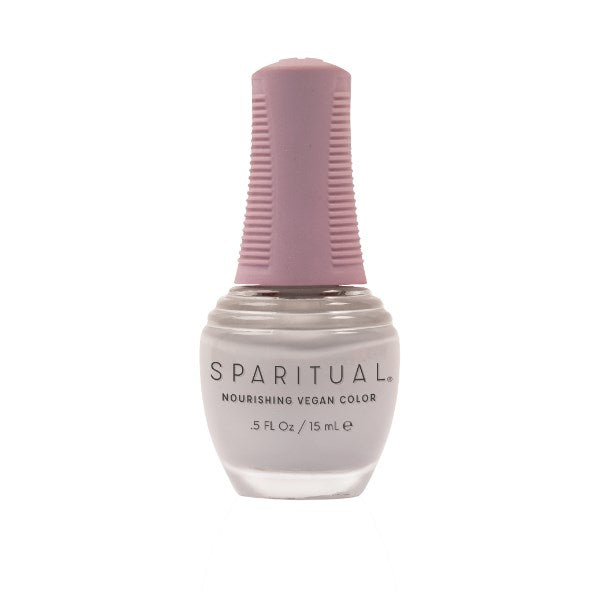 SpaRitual Nourishing Lacquer Polish - Tranquility - Grey Creme - 15ML