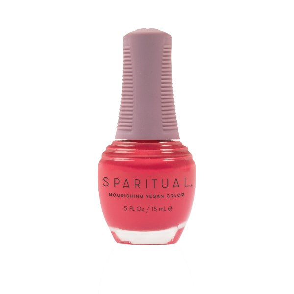 SpaRitual Nourishing Lacquer Polish - Limitless Energy - Berry Pink Creme - 15ML