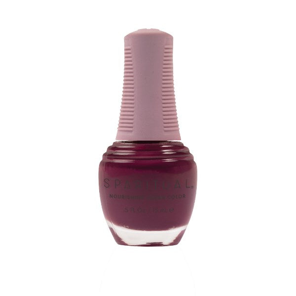 SpaRitual Nourishing Lacquer Polish - Love Letter - Burgundy Creme - 15ML