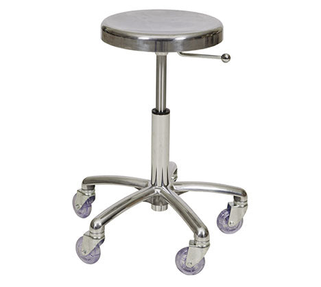 Joiken Aluminum Stool (no back) with Chrome Base