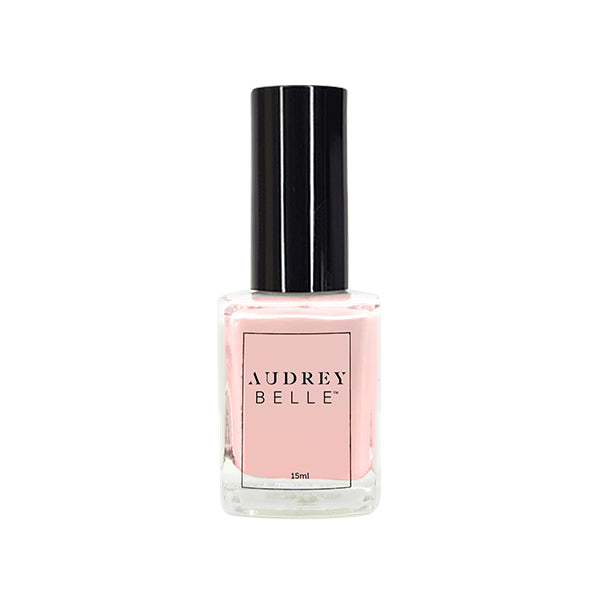 Audrey Belle Vegan Nail Polish Pink Blush Shimmer - 15ml