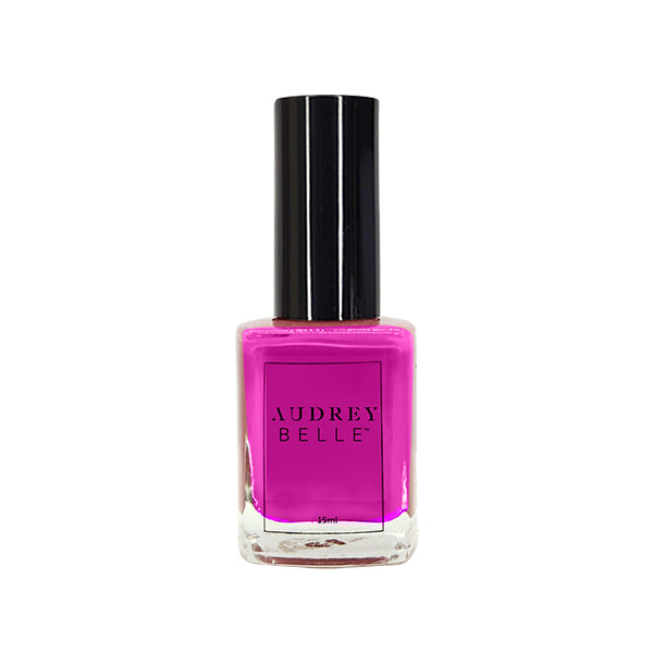 Audrey Belle™ Vegan Nail Polish Chloe Purple Fuchsia Crème - 15ml