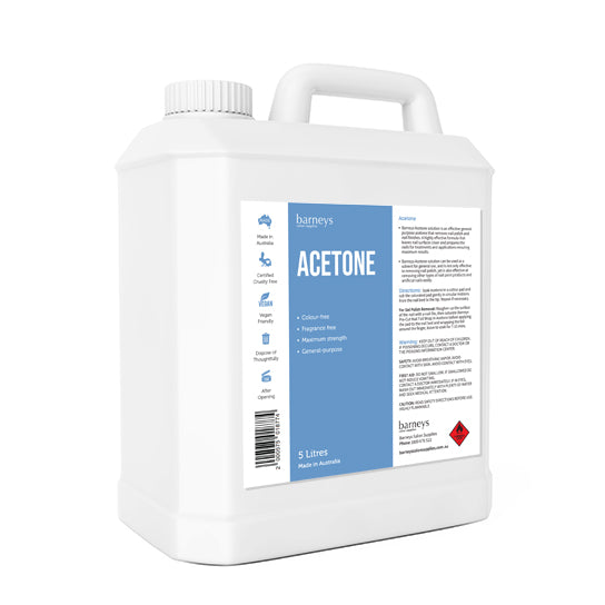 Barneys Acetone Nail Polish & Gel Remover 5 Litre
