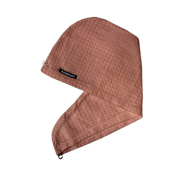 Bambury Matrix Microfibre Hair Wrap - Woodrose