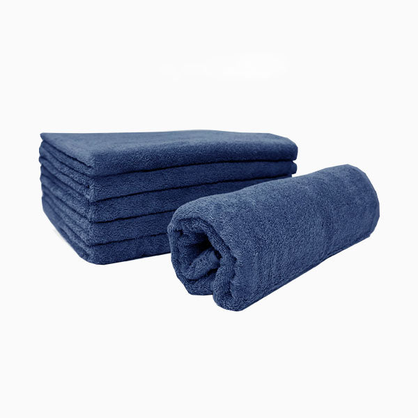 Barneys Platinum Collection Bath Towels - Commercial Quality - Navy