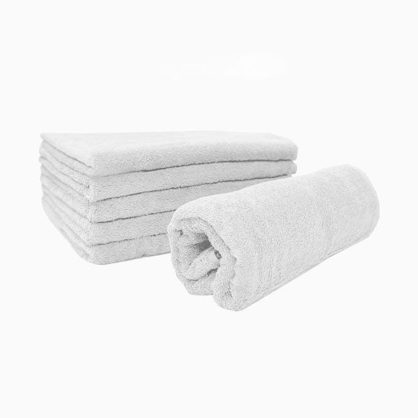Barneys Platinum Collection Bath Towels - Commercial Quality - White