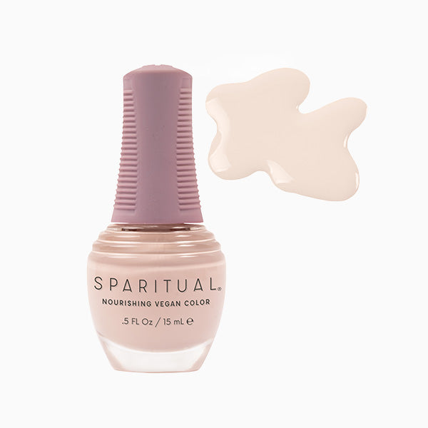 Sparitual Nourishing Lacquer Polish - Slow Beauty - Nude Pink Creme - 15ML