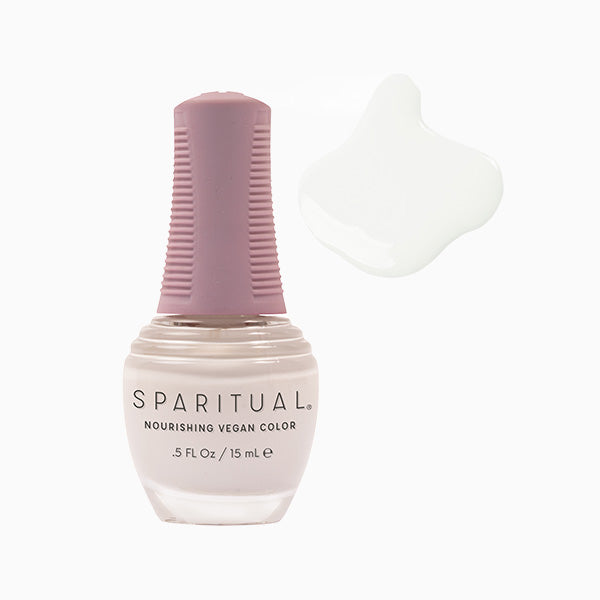 SpaRitual Nourishing Lacquer Polish - Higher Consciousness - White Creme - 15ML