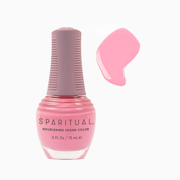 Sparitual Nourishing Lacquer Polish - True Freedom - Bright Pink Creme - 15ML