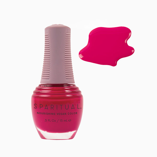 SpaRitual Nourishing Lacquer Polish - Self Love - Magenta Creme - 15ML