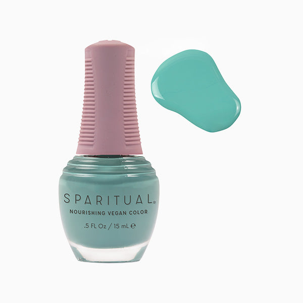 SpaRitual Nourishing Lacquer Polish - Nature Bathing - Seafoam Creme - 15ML