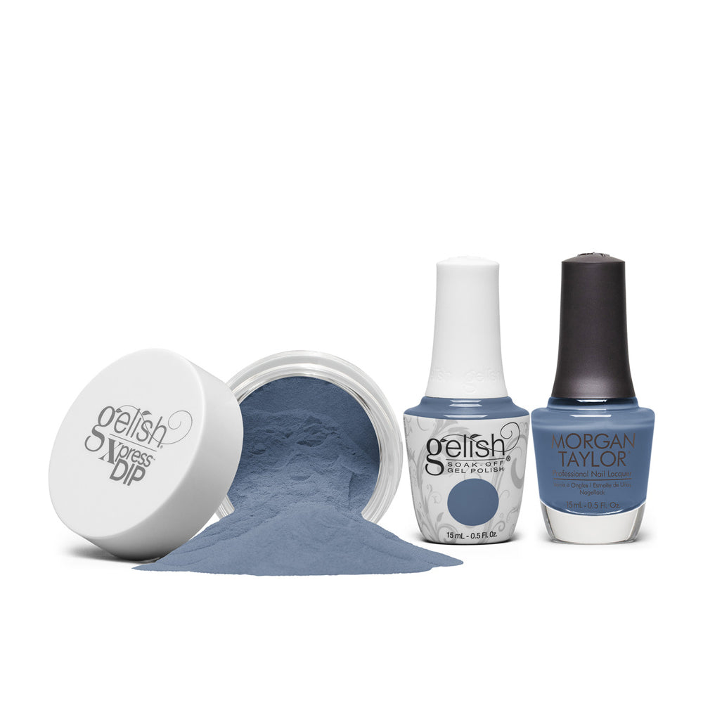 Gelish Professional Gel Polish Test The Waters - Chiffon Slate Blue Creme - 15ml