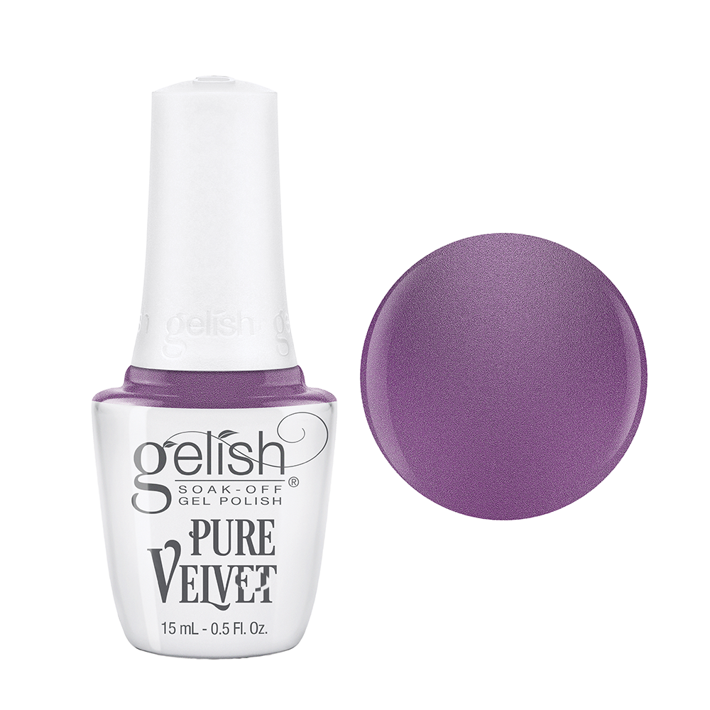 Gelish Pure Velvet Soak Off Magnet Gel - Pull Me In - Purple Effect - 15ml