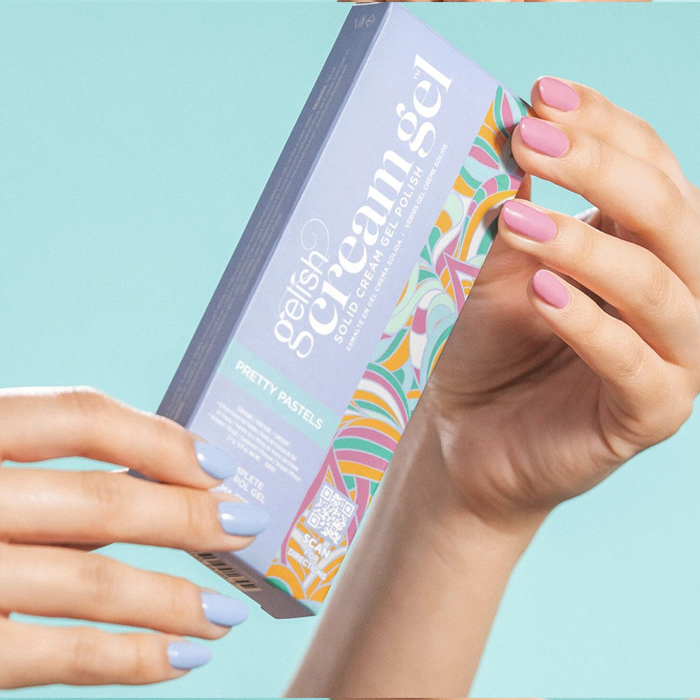 Gelish Cream Gel Polish - Pretty Pastels Palette - Hema Free - 6 Colours