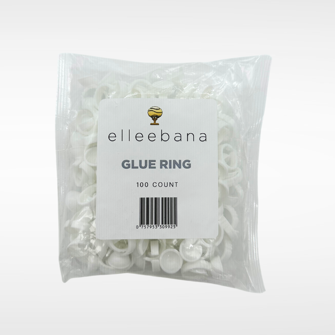Elleebana Glue Rings - 100 Pce