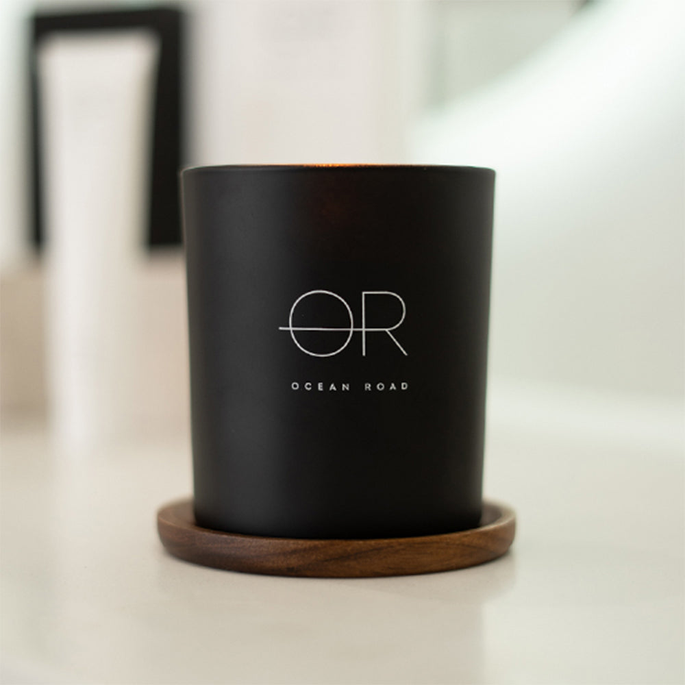 Ocean Road Soy Wax Candle  - Black