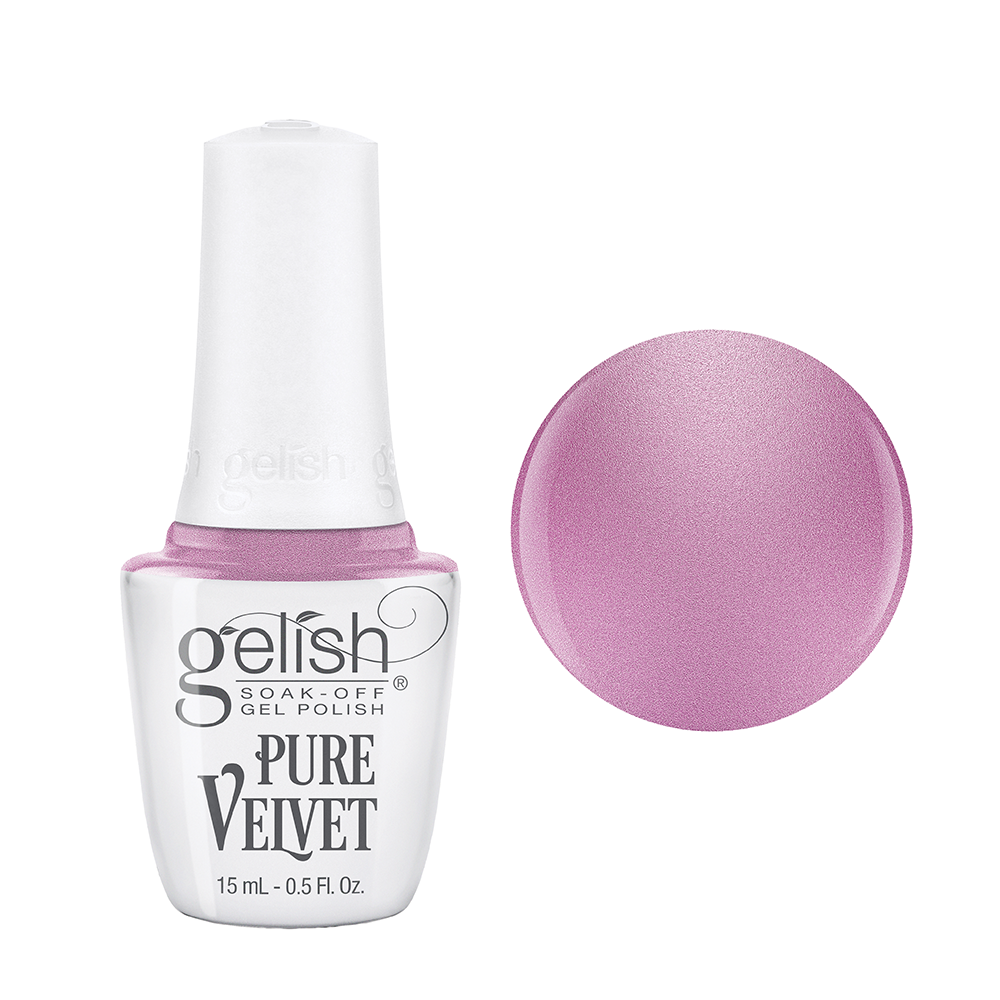 Gelish Pure Velvet Soak Off Magnet Gel - Irresistible Force - Light Pink Effect - 15ml