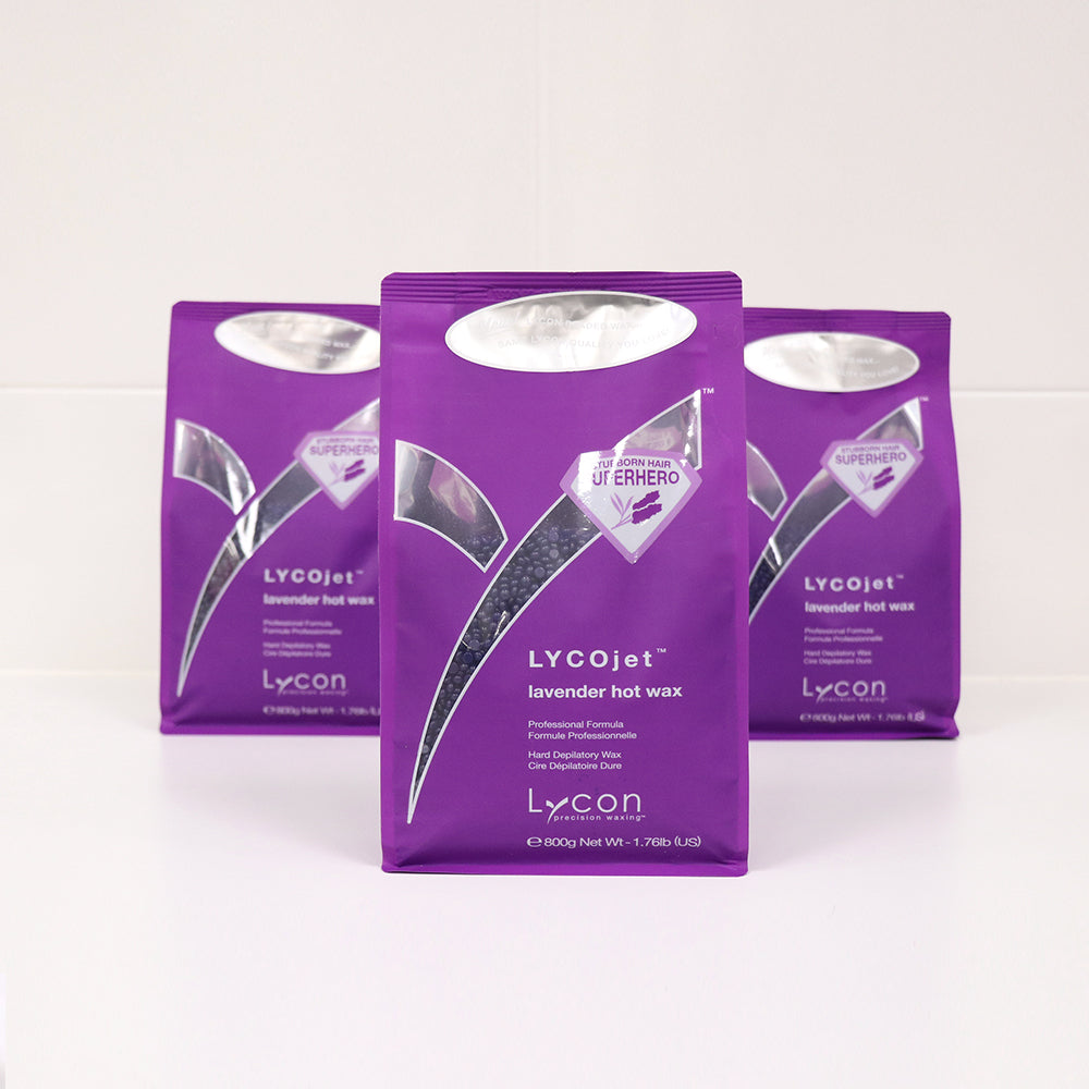Lycon LYCOjet Lavender Hot Wax Beads - 800g