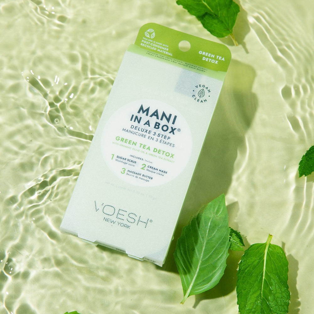 Voesh 3 Step Mani-in-a-Box Green Tea