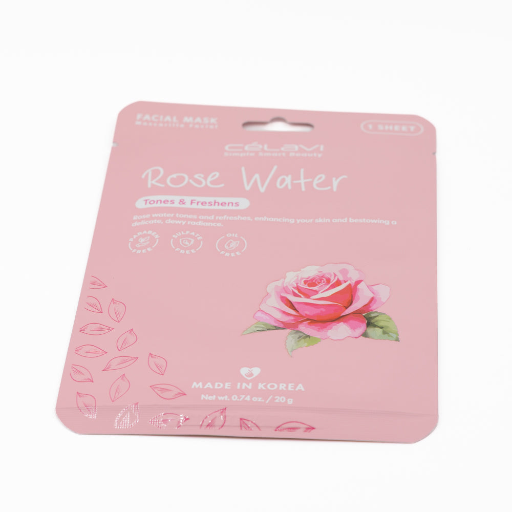 Celavi Facial Mask Rose Water - 20g