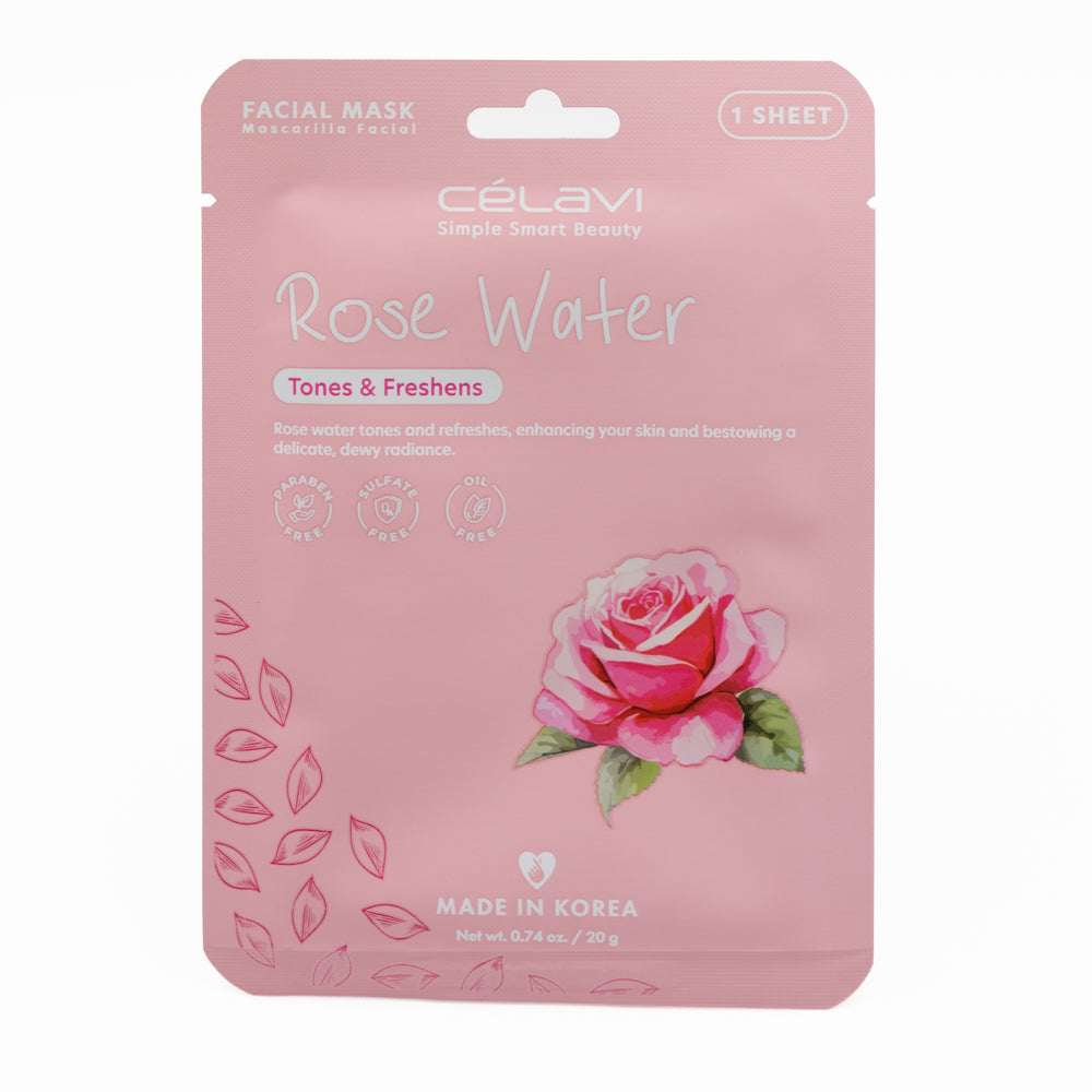 Celavi Facial Mask Rose Water - 20g