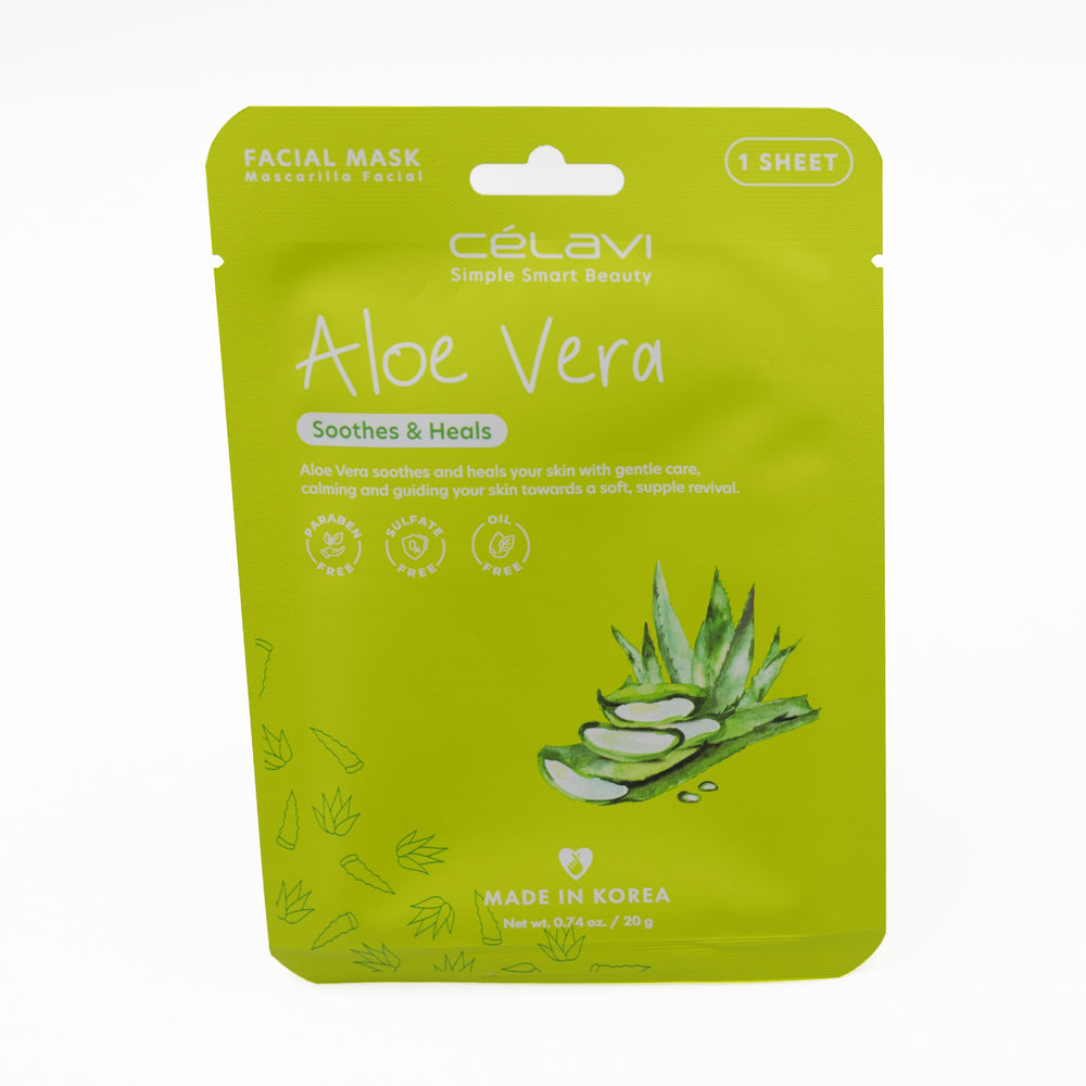 Celavi Facial Mask Aloe Vera - 20g