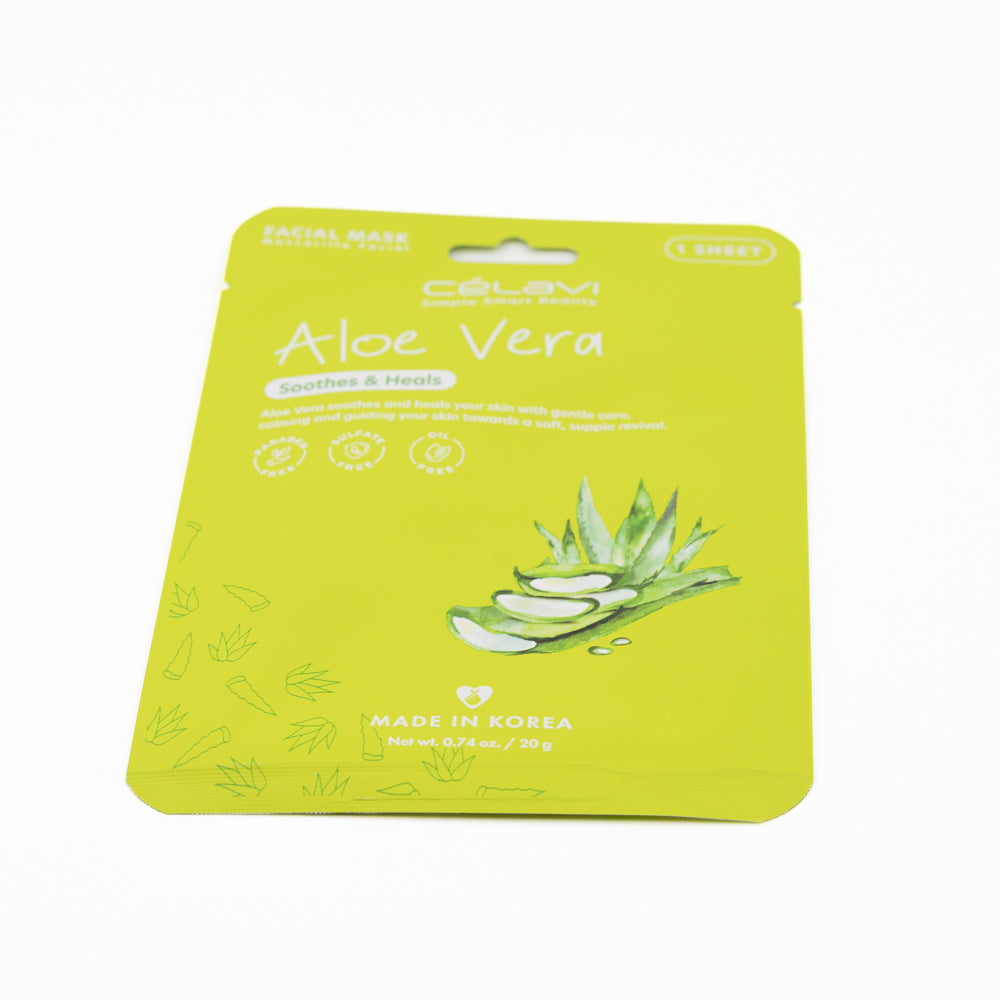 Celavi Facial Mask Aloe Vera - 20g