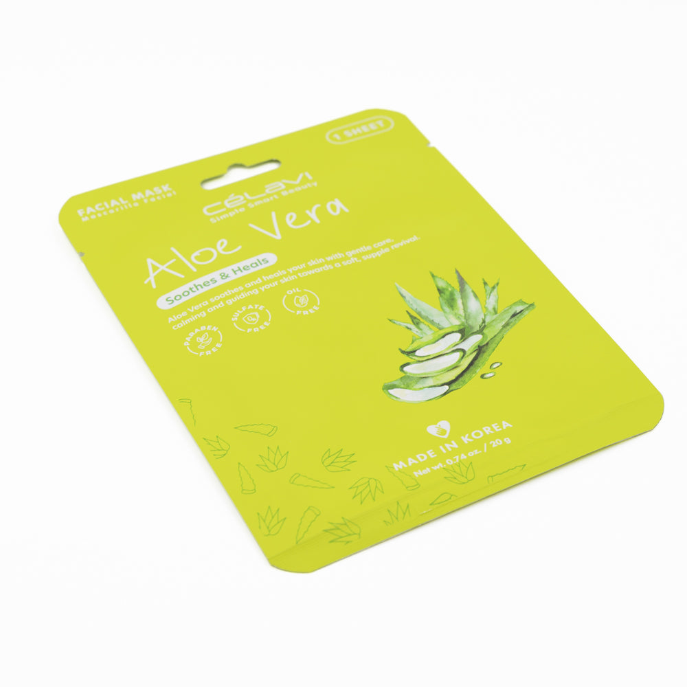 Celavi Facial Mask Aloe Vera - 20g